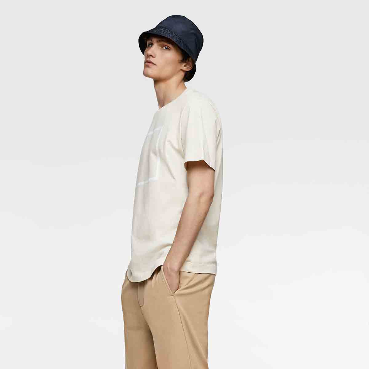 Cream Square Shirt – Bild 4