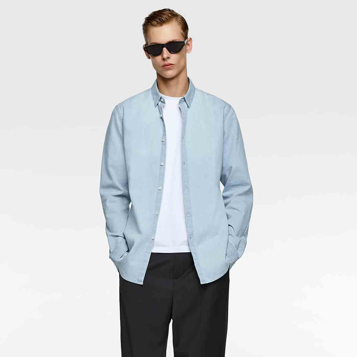 Washed Denim Shirt – Bild 3